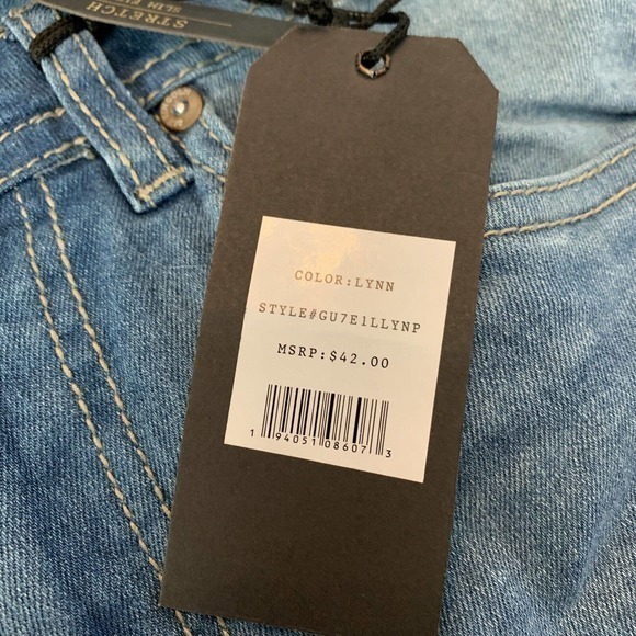 Six Lincoln‎ New York Women's Jeans 32x28 Skinny Fit Denim Stretch Sz 16 NWT - Picture 6 of 8